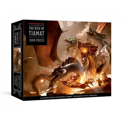 D&D Dungeons & Dragons the Rise of Tiamat Dragon Puzzle 1,000 pieces