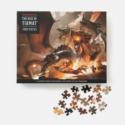 D&D Dungeons & Dragons the Rise of Tiamat Dragon Puzzle 1,000 pieces