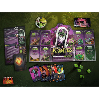 Dice Throne Santa vs Krampus Game