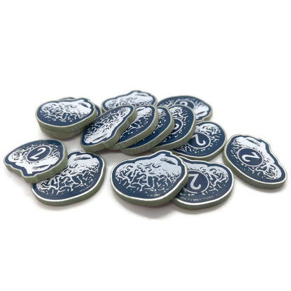 Laserox Inserts - Arkham Horror:The Card Game 2 Player Investigator Token Set