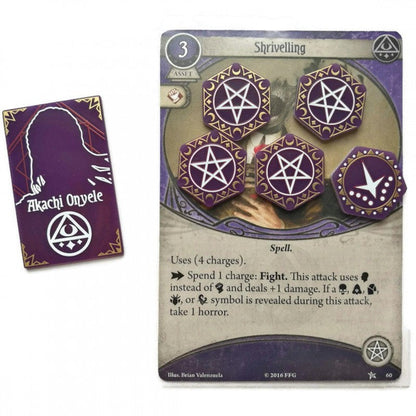 Laserox Inserts - Arkham Horror LCG Tokens Mini Portraits -- Akachi