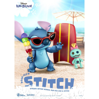 Beast Kingdom Dynamic Action Heroes Lilo & Stitch Stitch Velvet Version Figurine