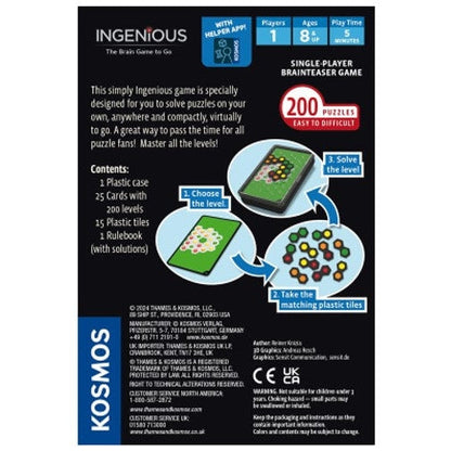 Ingenious Solo Travel Edition Game