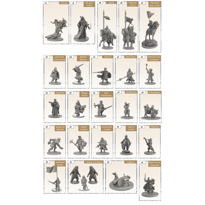 Time of Legends Joan of Arc 1.5 Reliquary 1. Extra Miniatures