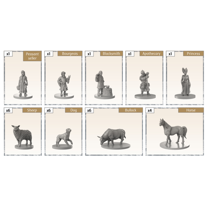Time of Legends Joan of Arc Village 2. Extra Miniatures