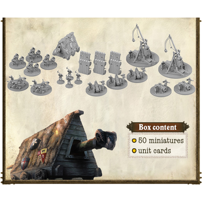 Time of Legends Joan of Arc Siege Equipment Expansion. Extra Miniatures