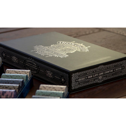 Iron Clays 400 Chips Printed Box Luxury Game Counters Brass Birmingham Lancashire