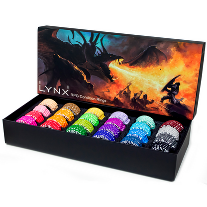 RPG Condition Rings/Markers set - Set of 96 Status & Effects Rings Game