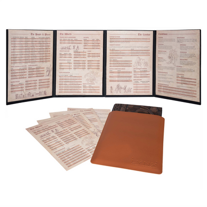 3D Faux-Leather Customizable Game Master Screen DM/GM Game