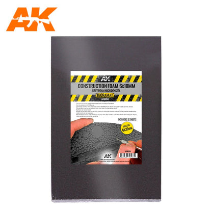 AK Interactive Building Materials Construction Foam 6&10mm Blue Foam 195x295mm