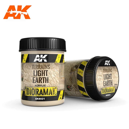 AK Interactive Dioramas Terrains Light Earth 250mL