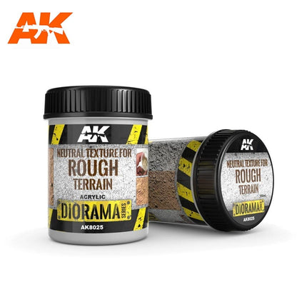 AK Interactive Dioramas Terrains Neutral Texture for Rough Terrains 250mL