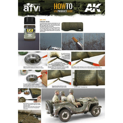 AK Interactive Weathering Products Fresh Mud Effects 35mL
