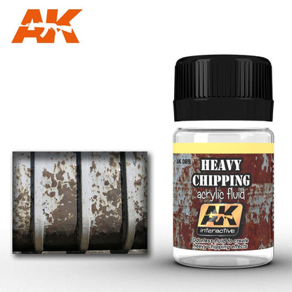 AK Interactive Weathering Products Heavy Effects Acrylic Fluid 35mL