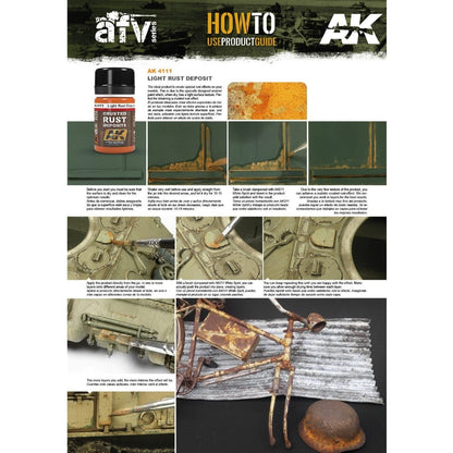 AK Interactive Weathering Products Light Rust Deposit 35mL