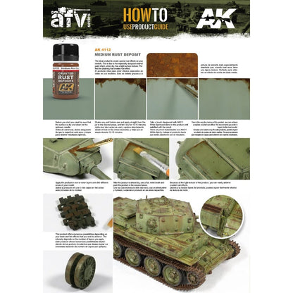 AK Interactive Weathering Products Medium Rust Deposit 35mL