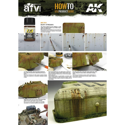 AK Interactive Weathering Products Rust Streaks 35mL