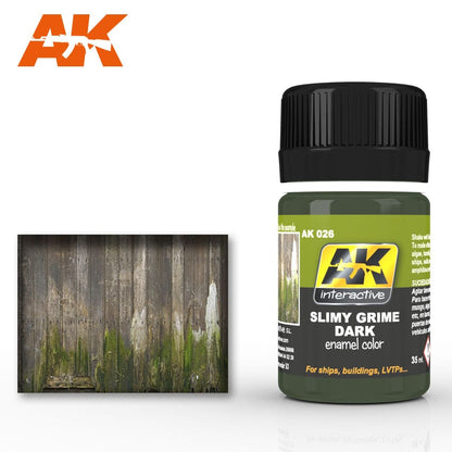 AK Interactive Weathering Products Slimy Grime Dark 35mL
