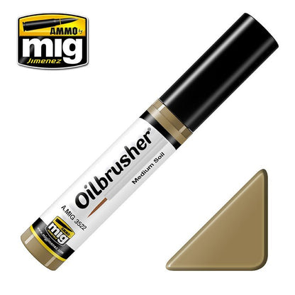 Ammo by MIG Oilbrushers Medium Soil