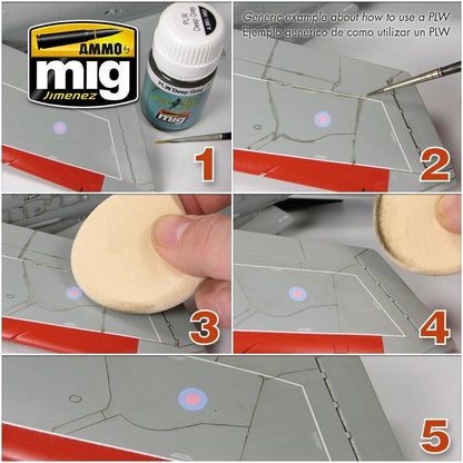Ammo by MIG Panel Line Wash Orange Brown 35mL