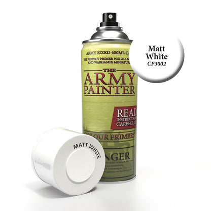 Army Painter Aerosol Spray Primer Matt White 400mL