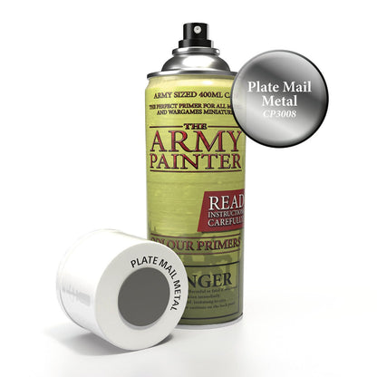 Army Painter Aerosol Spray Primer Plate Mail Metal 400mL