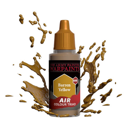 Army Painter Warpaints Air Barren Yellow Acrylic Paint 18mL