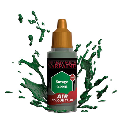 Army Painter Warpaints Air Savage Green Acrylic Paint 18mL