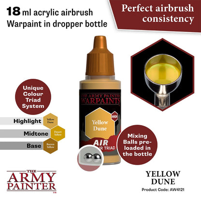 Army Painter Warpaints Air Yellow Dune Acrylic Paint 18mL
