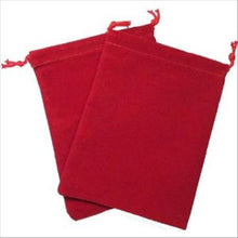 Chessex 02374 Dice Bag Suedecloth S Red 4"x5 1/2