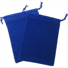 Chessex 02376 Dice Bag Suedecloth S Royal Blue 4"x5 1/2