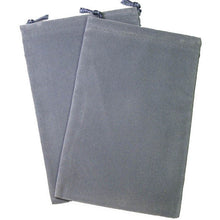 Chessex 02391 Dice Bag Suedecloth L Grey 5"x7 1/2