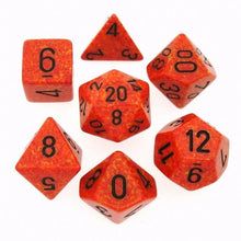 Chessex 25303 Speckled Fire 7-Die Set