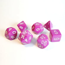 Chessex 25427 Opaque Polyhedral Light Purple/white 7-Die Set