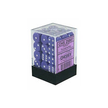 Chessex 25807 Opaque 12mm d6 Purple/White Block 36