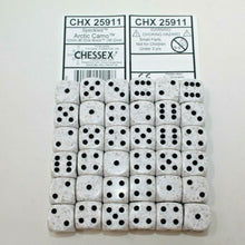 Chessex 25911 Speckled 12mm d6 Arctic Camo Block 36