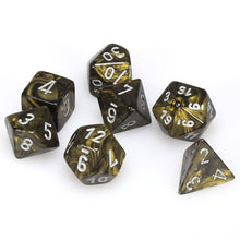 Chessex 27418 Leaf Black Gold/silver 7-Die Set