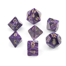 Chessex 27437 Vortex Purple/gold 7-Die Set