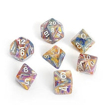 Chessex 27440 Festive Carousel/White 7-Die Set