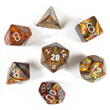 Chessex 27493 Lustrous Gold/silver 7-Die Set