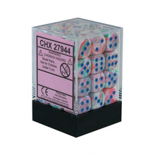 Chessex 27944 Festive 12mm d6 Pop Art/Blue Block 36