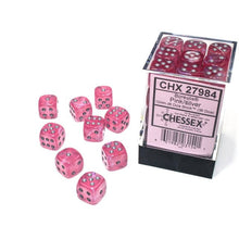 Chessex 27984 Borealis 12mm d6 Pink/silver Luminary Block 36