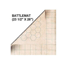 Chessex 96246 Reversible Battlemat 1 Squares and 1 Hexes 23 1/2x26