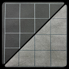 Chessex 96480 Reversible Battlemat 1" Squares Black-Grey 23 1/2x26