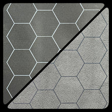 Chessex 97680 Reversible Megamat 1" Hexes Black-Grey 34x48