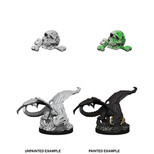 D&D Nolzurs Marvelous Unpainted Miniatures Black Dragon WyrmLing