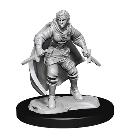 D&D Nolzurs Marvelous Unpainted Miniatures Half-Elf Rogue Female Dungeons & Dragons