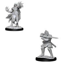 D&D Nolzurs Marvelous Unpainted Miniatures Hobgoblin Fighter Male & Hobgoblin Wizard Female Dungeons & Dragons