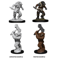 D&D Nolzurs Marvelous Unpainted Miniatures Wereboar & Werebear Dungeons & Dragons