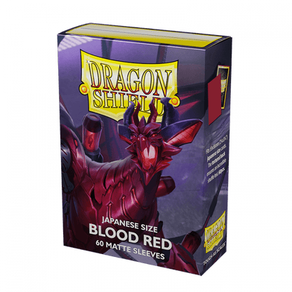 Dragon Shield: Japanese Size Sleeves Matte Blood Red